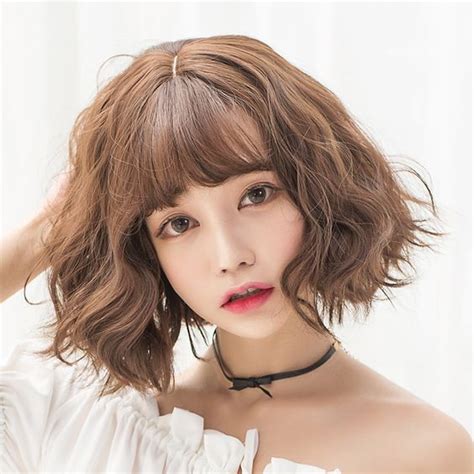 korean short hair perm 2020 wavy haircut
