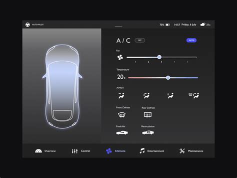 Car Control Ui By Sand Studio And Co On Dribbble
