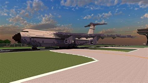 Cargo Plane Lockheed C 5 Galaxy Minecraft Project