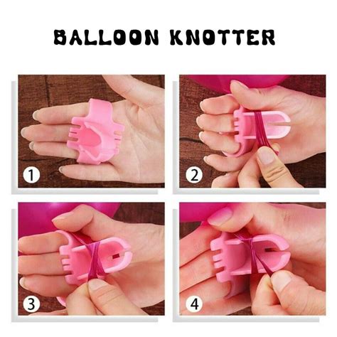 Easy To Use Knot Tying Tool For Latex Balloons Party Supplies Balloons Knotter Ebay