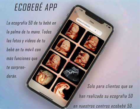 tu ecografía en nuestra app movil ecobebé 5d descárgatela gratis