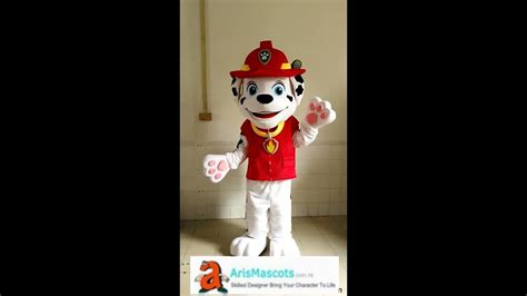 Paw Patrol Marshall Costume Adult Dress Up Patrouille Des Pattes Youtube