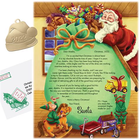 Personalized Letter From Santa Santa Letter Miles Kimball