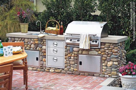 How To Design A Stylish Outdoor Kitchen Better Homes And Gardens Real