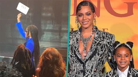 Watch Access Hollywood Highlight Beyonces Daughter Blue Ivy Gets Into
