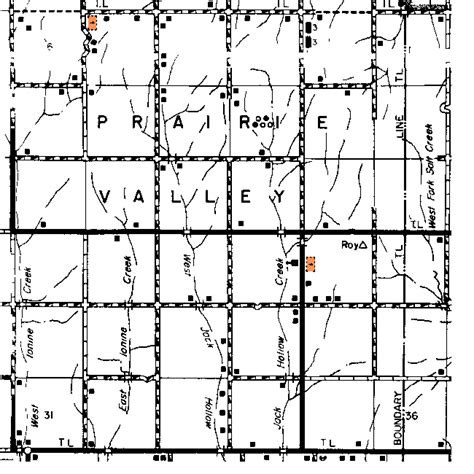 Grady County Oklahoma Section Township Range Map Maps