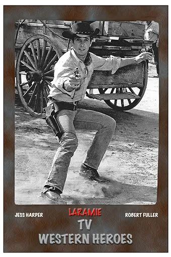 4andx6and Magnet Print Laramie Tv Western Heroes Robert Fuller 525