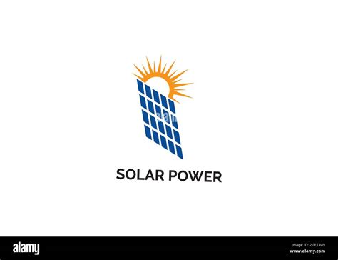 Plantilla De Diseño Del Logotipo De La Energía Solar Diseño Del Panel