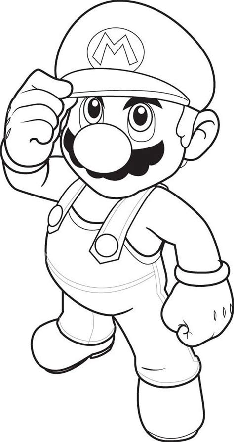 Mario Coloring Pages ⋆ Coloringrocks