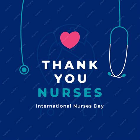 Premium Vector Thank You Nurses International Nurses Day