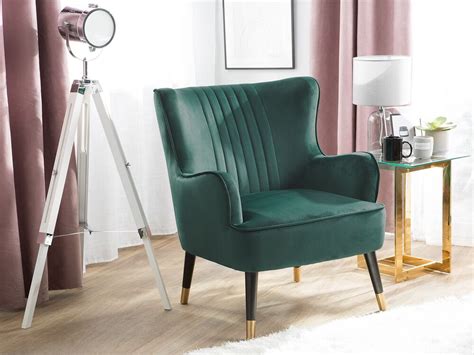 Emerald green wingback chairs in a modern rustic dining room great mix of forms an farmhouse dining room modern farmhouse dining room modern farmhouse dining. Velvet Wingback Chair Emerald Green VARBERG in 2020 ...