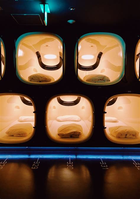 Staying In A Japanese Capsule Hotel