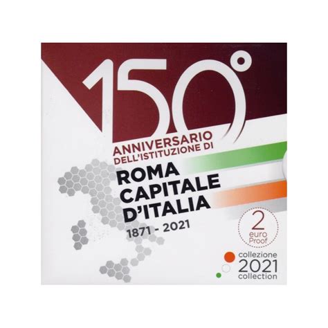 This is an official puma product. 2 euro Italië 2021 'Hoofdstad Rome' Proof