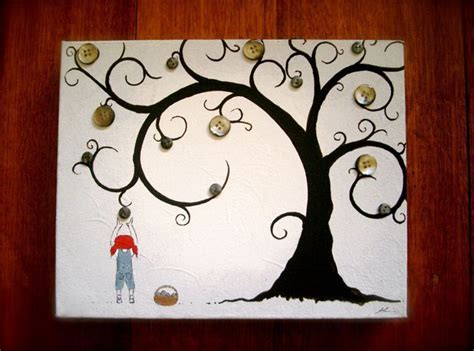Jodi Wiley Sketchblog Updated Post A Button Tree Tutorial Just For