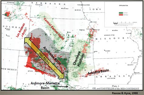 Anadarko Basin Overview Maps Geology Counties