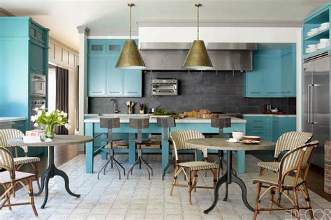 Benjamin Moores Majestic Blue Kitchen Cabinets Interiors By Color