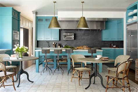 Match your blue kitchen island with your cabinets for a cohesive take on this trend. Benjamin Moore's Majestic Blue Kitchen Cabinets ...