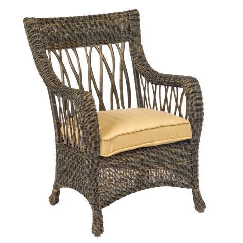 Whitecraft By Woodard Serengeti Wicker Dining Chair Replacement
