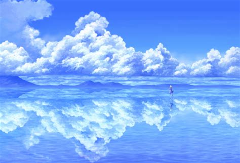 Anime Sky Hd Wallpaper
