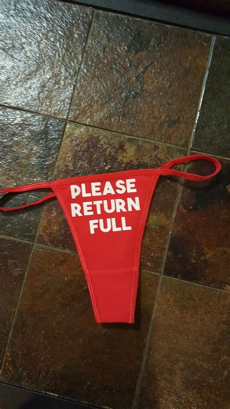 Please Return Full Hotwife Cuckoldress Panties Thong Etsy