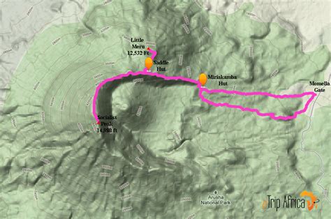 Mt Meru 3 And 4 Day Treks