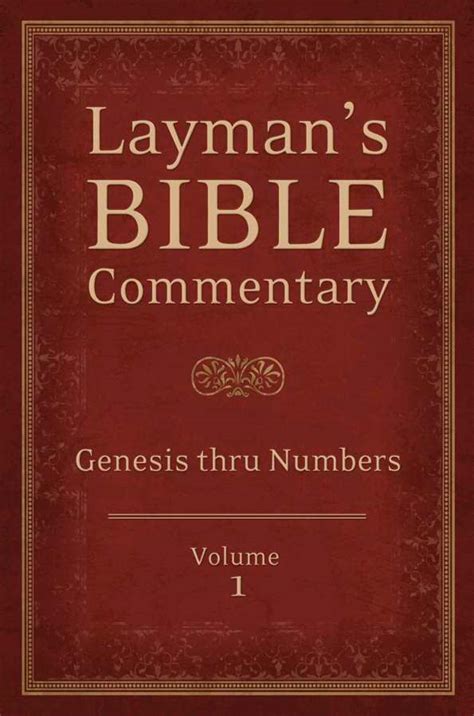 Laymans Bible Commentary Vol 1 Free Delivery When You Spend £5