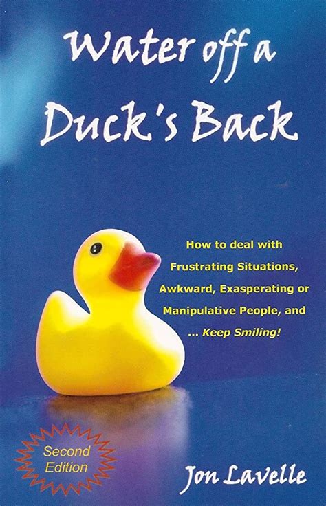 Water Off A Duck S Back Idioms Meaning