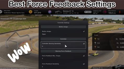 Best Force Feedback And Display Settings Gran Turismo 7 YouTube