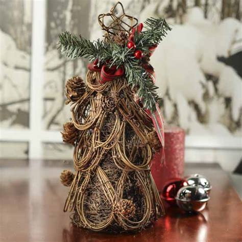 Grapevine Twig Christmas Tree On Sale Primitive Primitive Decor Factory Direct Craft