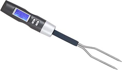 Digital Instant Read Meat Fork Thermometer Stainless Steel Food For