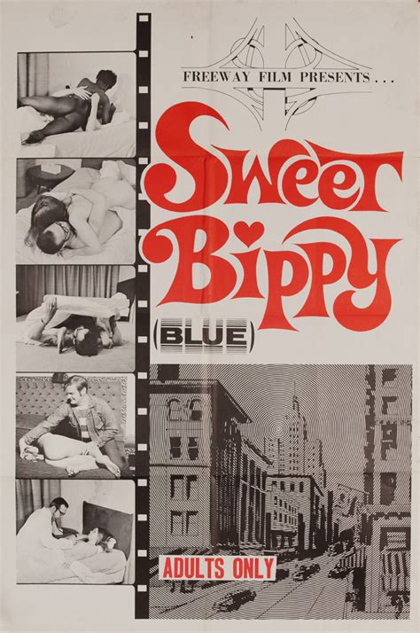 Sweet Bippy Blue Original American X Rated Adult Movie Poster