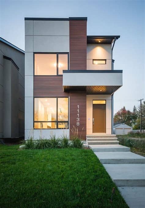 Aunque las viviendas que ponen a la venta son muy pocas, he decidido. Residencia Heathdale: Casa moderna con fachada de acero y ...