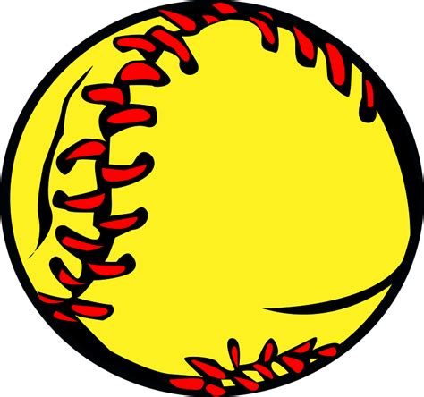 Baseball Softball Sport Free Vector Graphic On Pixabay