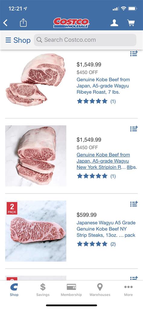 What's sold in north america under the name of kobe beef is more likely wagyu beef, because it was reared there as opposed to in kobe, japan. Costco.com has real Kobe beef for sale! For perspective ...
