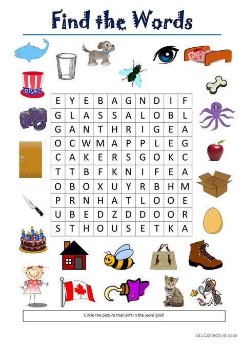 Find The Words Word Search English Esl Worksheets Pdf And Doc