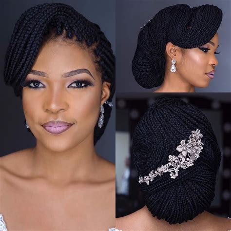 Braids And Yarn Locs Bridal Hair Updo For The Unconventional Brides Wedding Digest Na