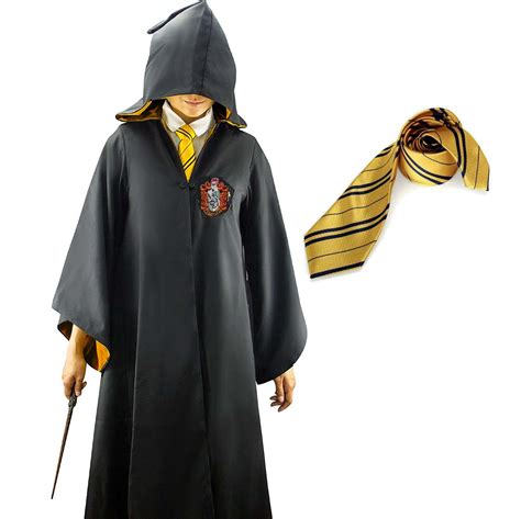Hufflepuff Mens Ladies Harry Potter Adult Robe Costume Cosplay Book