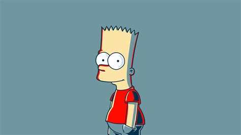 Bart Simpson Wallpaper 4k Minimalist The Simpsons