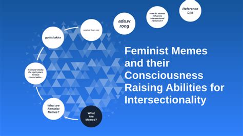 Feminist Memes And Their Consciousness Raising Abilities For Intersectionality By Hannah Van Buskirk
