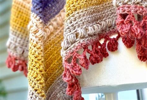 Crochet Edging For A Shawl Free Tutorial Zamiguz Crochet