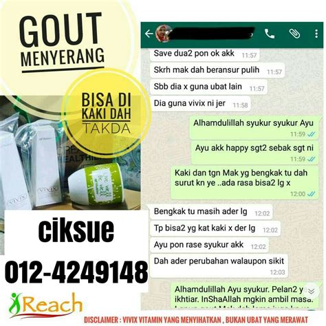 Simptom dan tanda yang selalu berlaku kepada pesakit batuk kering adalah Tanda-tanda Penyakit Gout