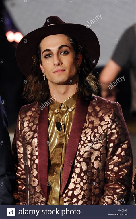 Damiano david of måneskin during the grand final press conference @ eurovision song contest. Maneskin, Damiano David Stock Photo - Alamy