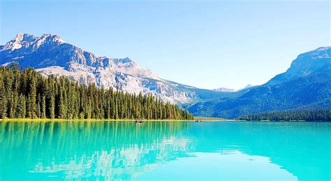 Emerald Lake Yoho National Park British Columbia Canada Forest