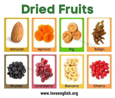 25 Best Dried Fruits You Should Try Love English