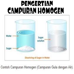 Pengertian Campuran Homogen Ciri Ciri Contoh Dan Jenisnya