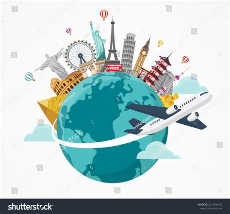 40963 Landmarks Globe Images Stock Photos And Vectors Shutterstock