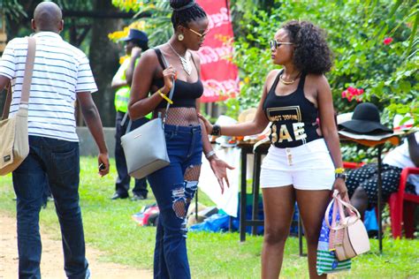 kampala women dress down to nearly nothing at roast and rhyme the local uganda