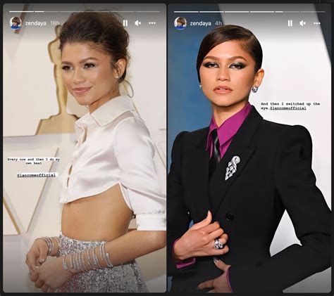 Zendaya Did Her Own Makeup For The Oscars—see Pics Glamour