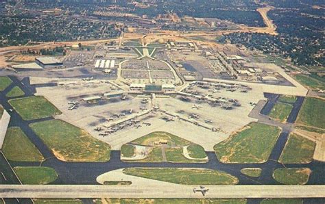 Atl 1962 Atlanta Airport Aerial View Aerial