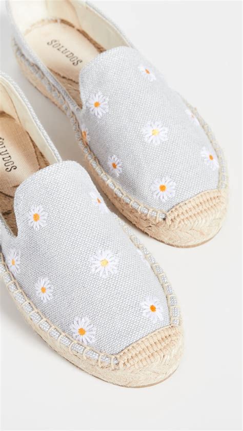 Soludos Daisies Embroidered Espadrilles Best Espadrille Shoes For